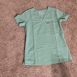 Figs Jade Catarina Scrub Top